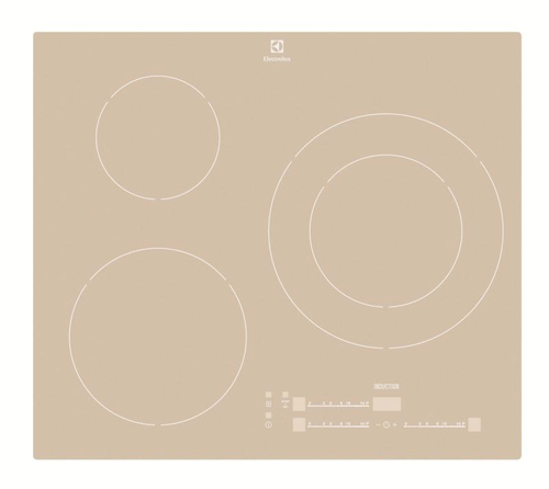 piano cottura a induzione beige